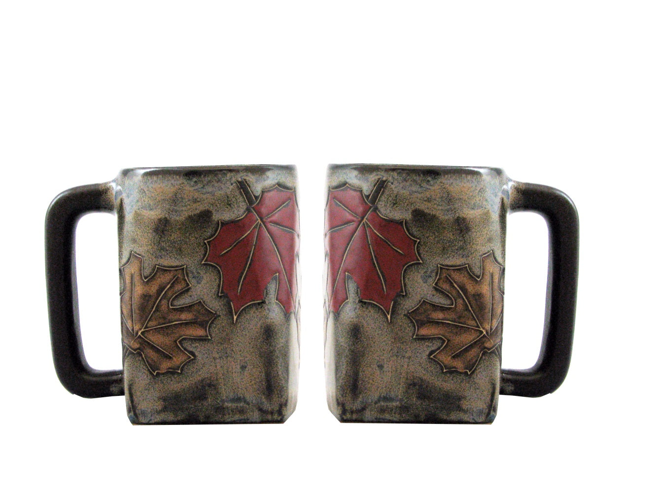 Mara Square Bottom Mug 12 oz - Autumn Leaves   511H5