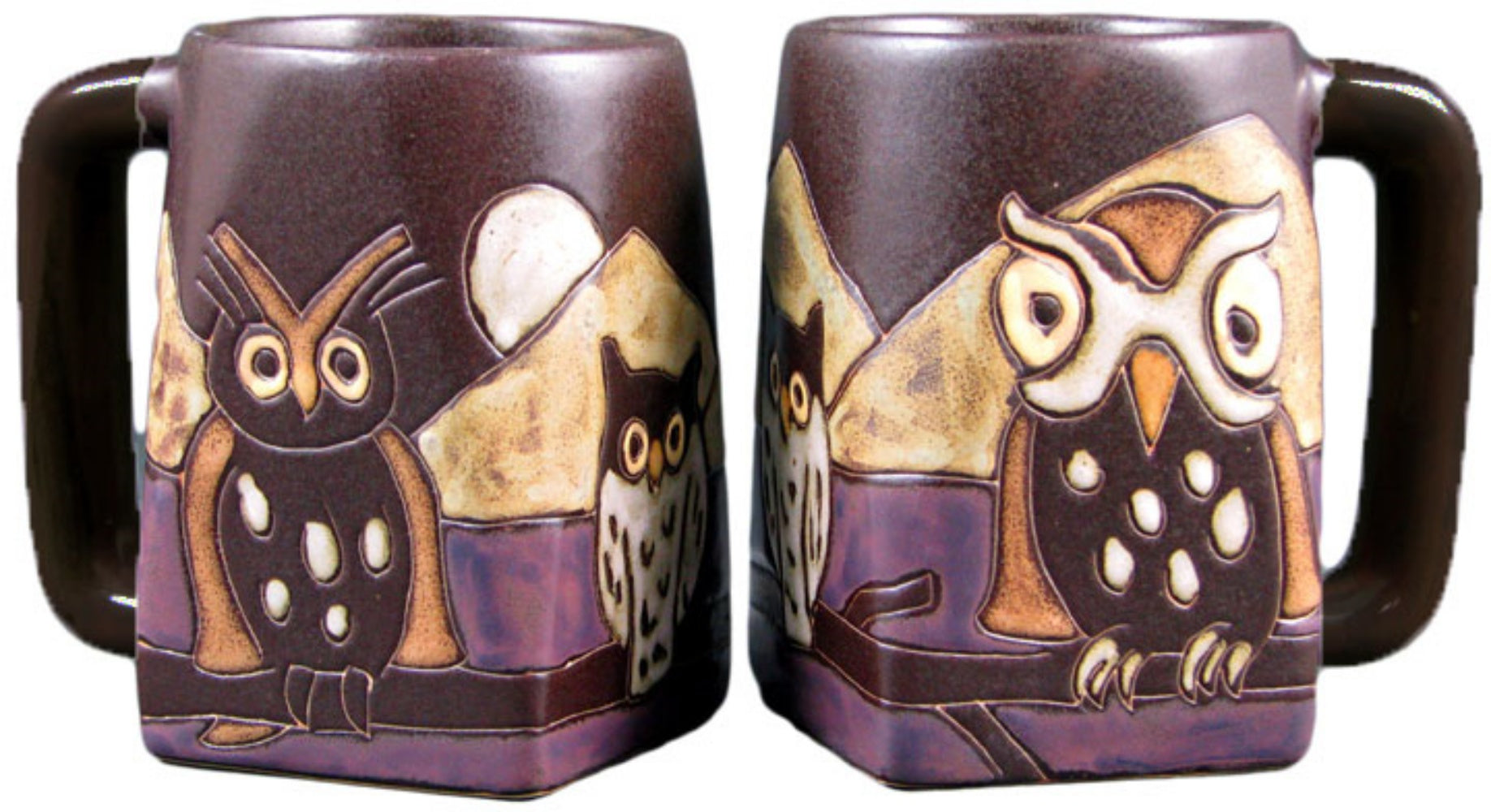 Mara Square Bottom Mug 12oz - Night Owls  511Z5