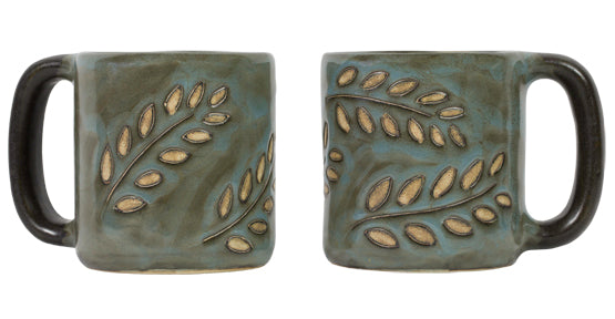 Mara Round Mug 16 oz - Sage Leaves 510U5
