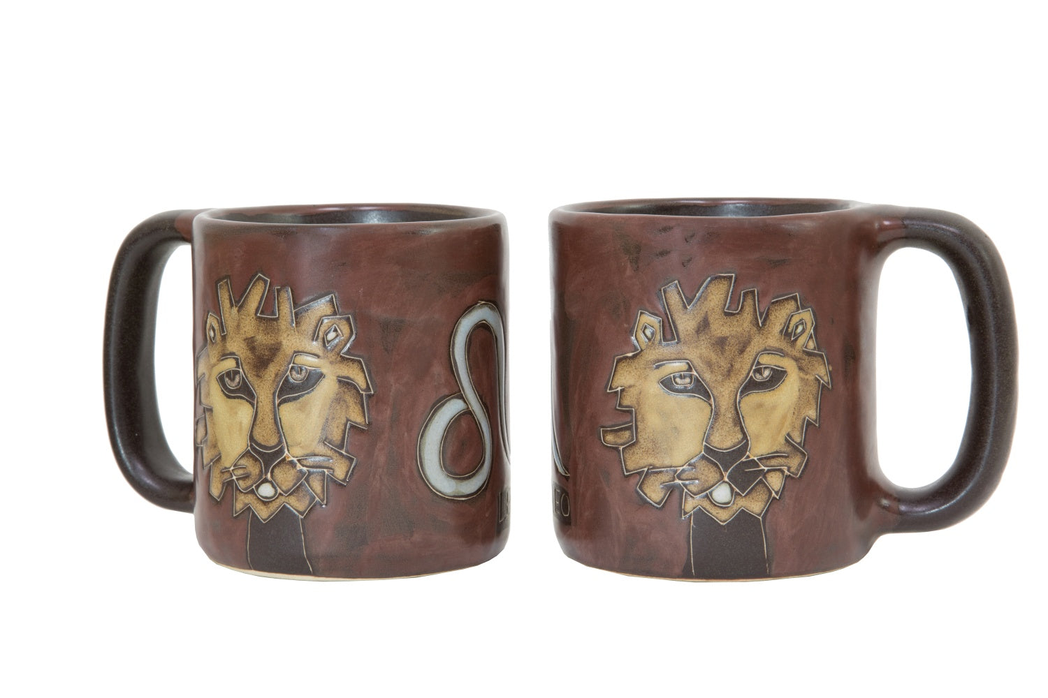 Mara Stoneware Zodiac Coffee Mug 16 oz - Leo  510Z5