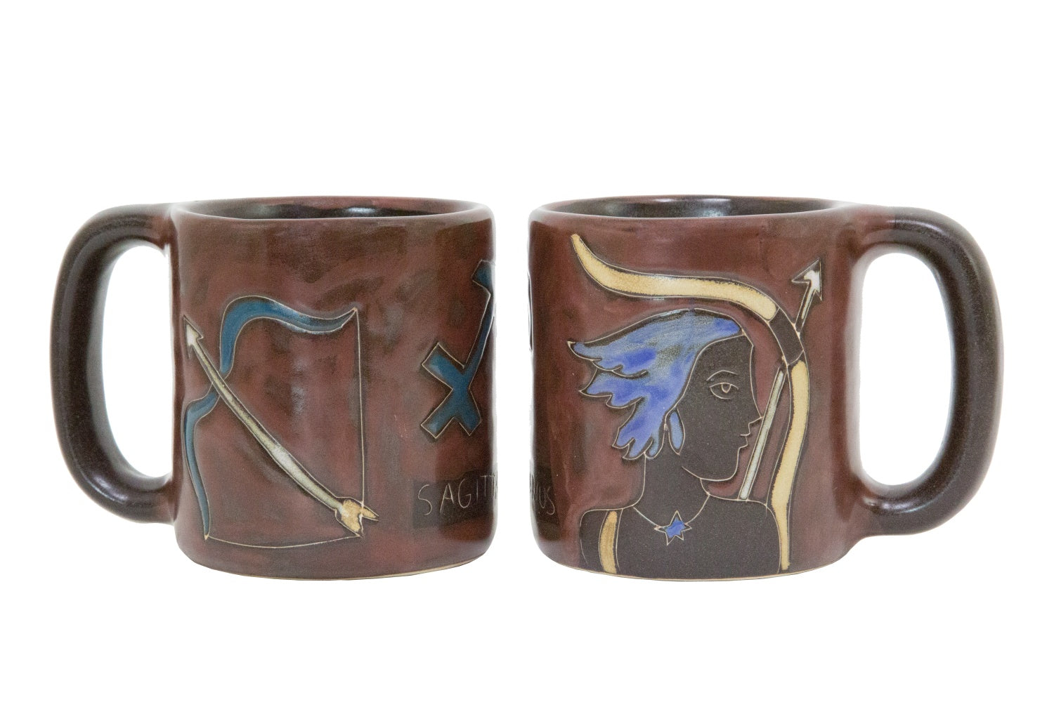 Mara Stoneware Zodiac Coffee Mug 16 oz - Sagittarius 510Z9