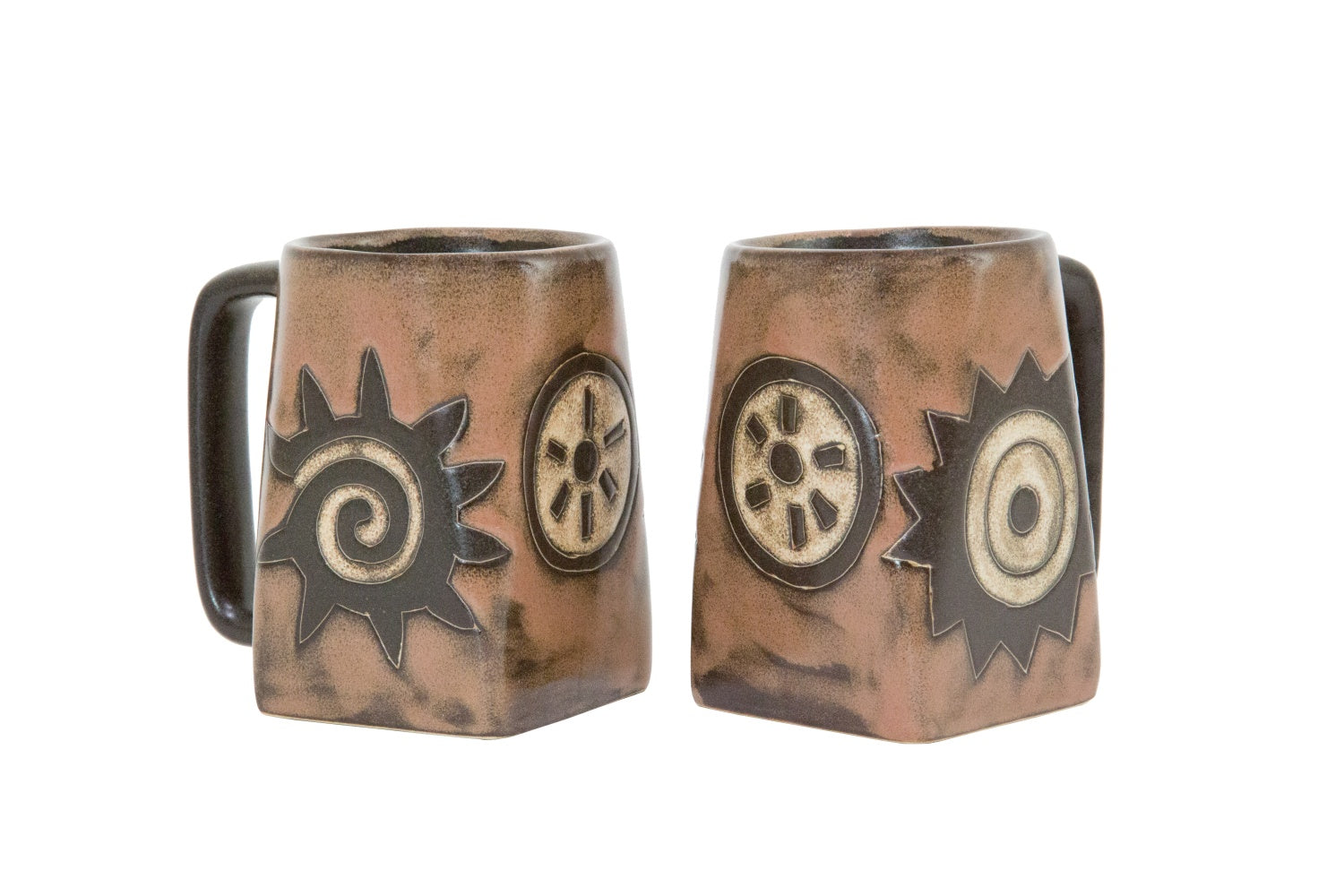 Mara Square Bottom Mug 12 oz - Native Symbols  511A1