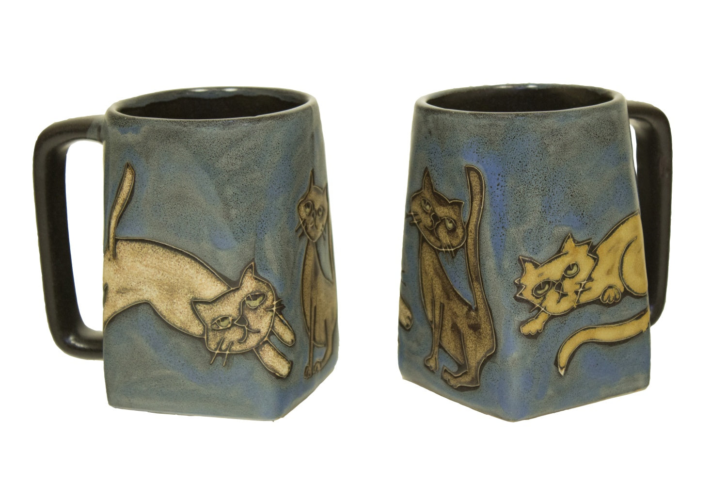 Mara Square Bottom Mug 12 oz - Playful Cats  511Y6