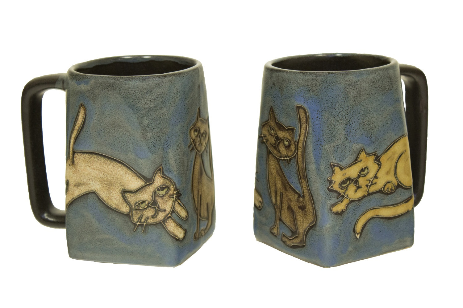 Mara Square Bottom Mug 12 oz - Playful Cats  511Y6-