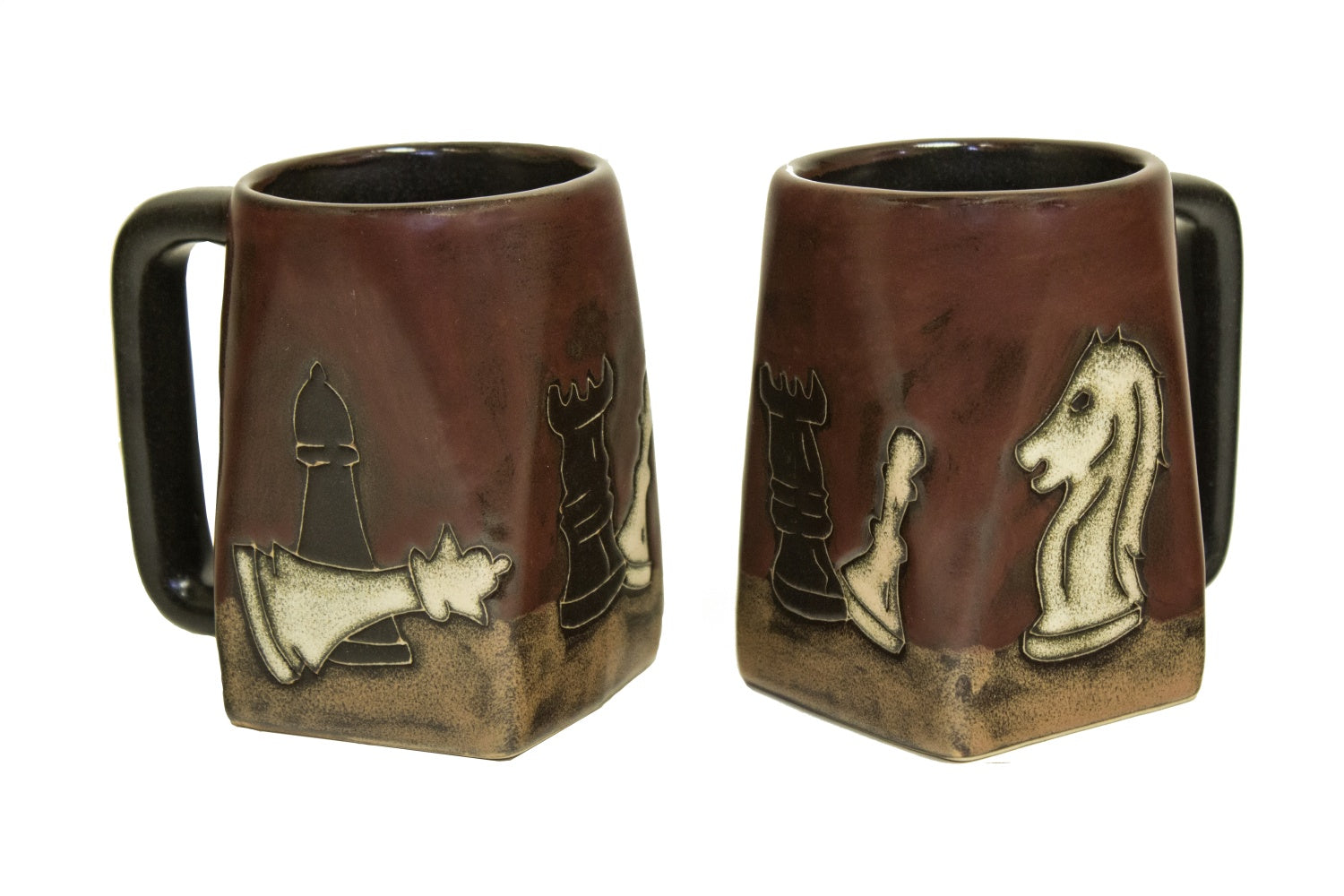 Mara Square Bottom Mug 12 oz - Chess   511Y8