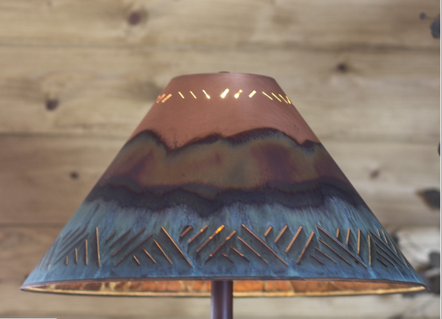 Copper Lamp Shade - Round