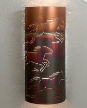 Horse Sconce 24" - Burgundy Bronze