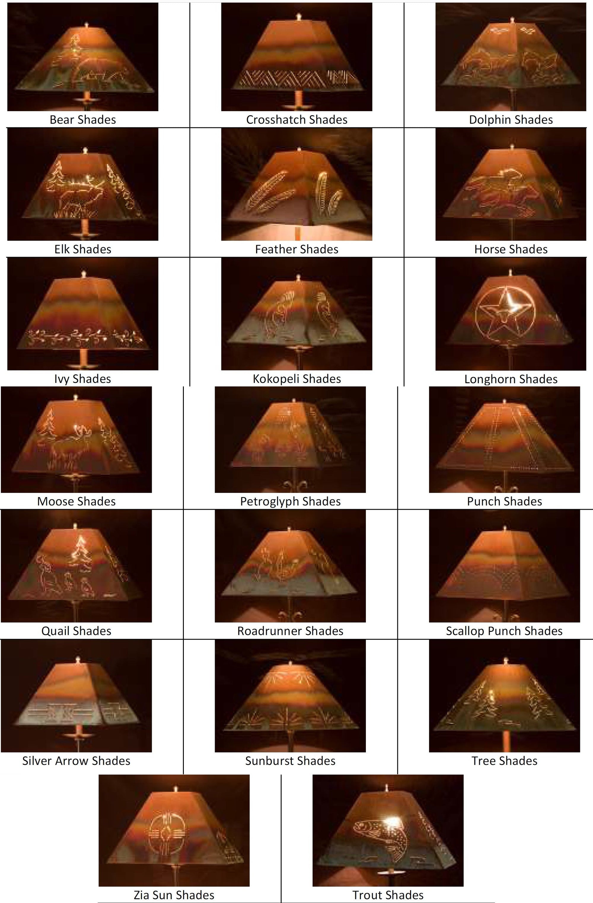 Copper Lamp Shade - Round