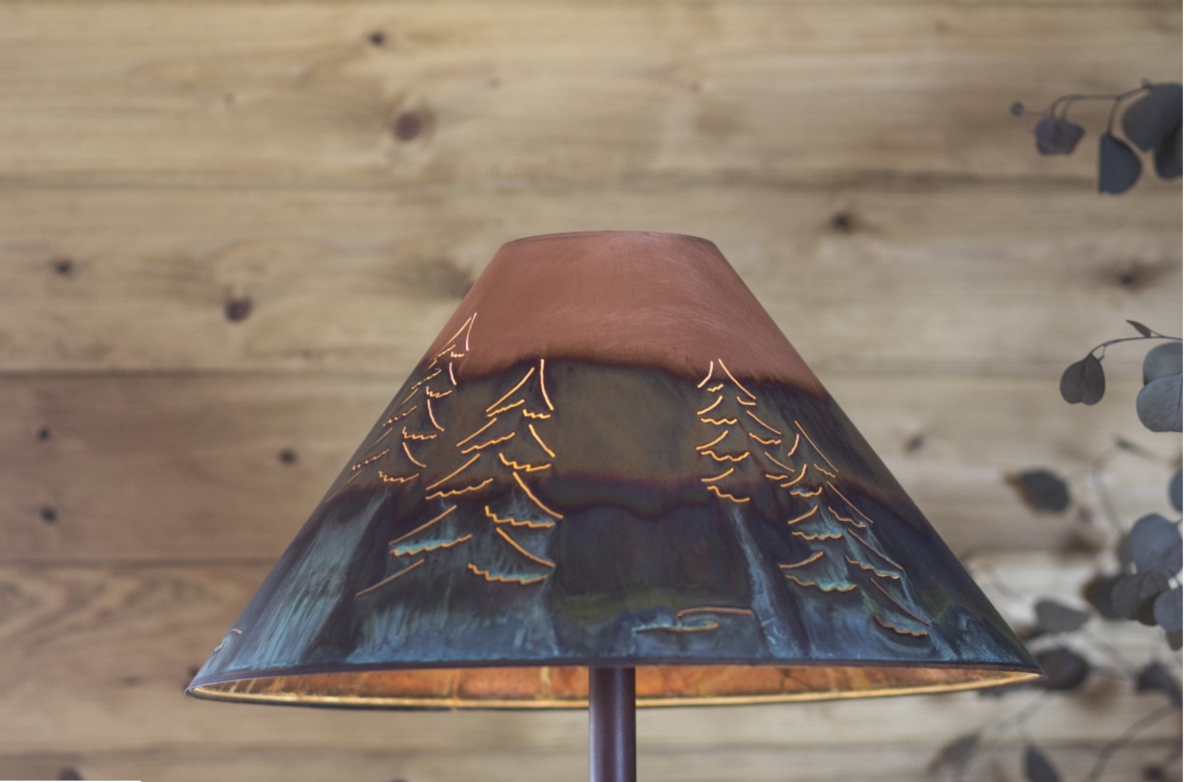 Copper Lamp Shade - Round