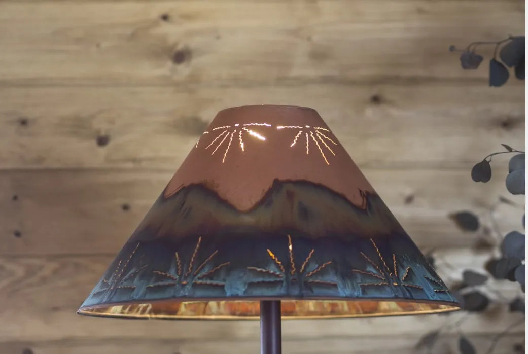 Copper Lamp Shade - Round