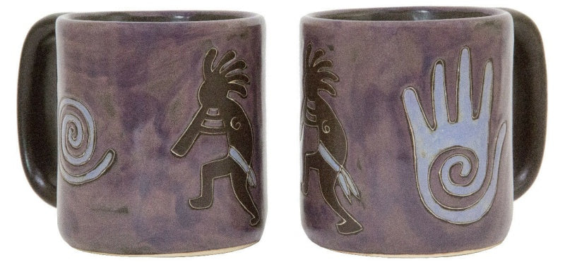 Mara Round Mug 16 oz Kokopeli Plum  510D3