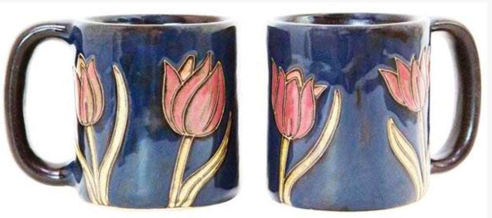 Mara Round Mug 16 oz - Tulip Flower - 510D6-