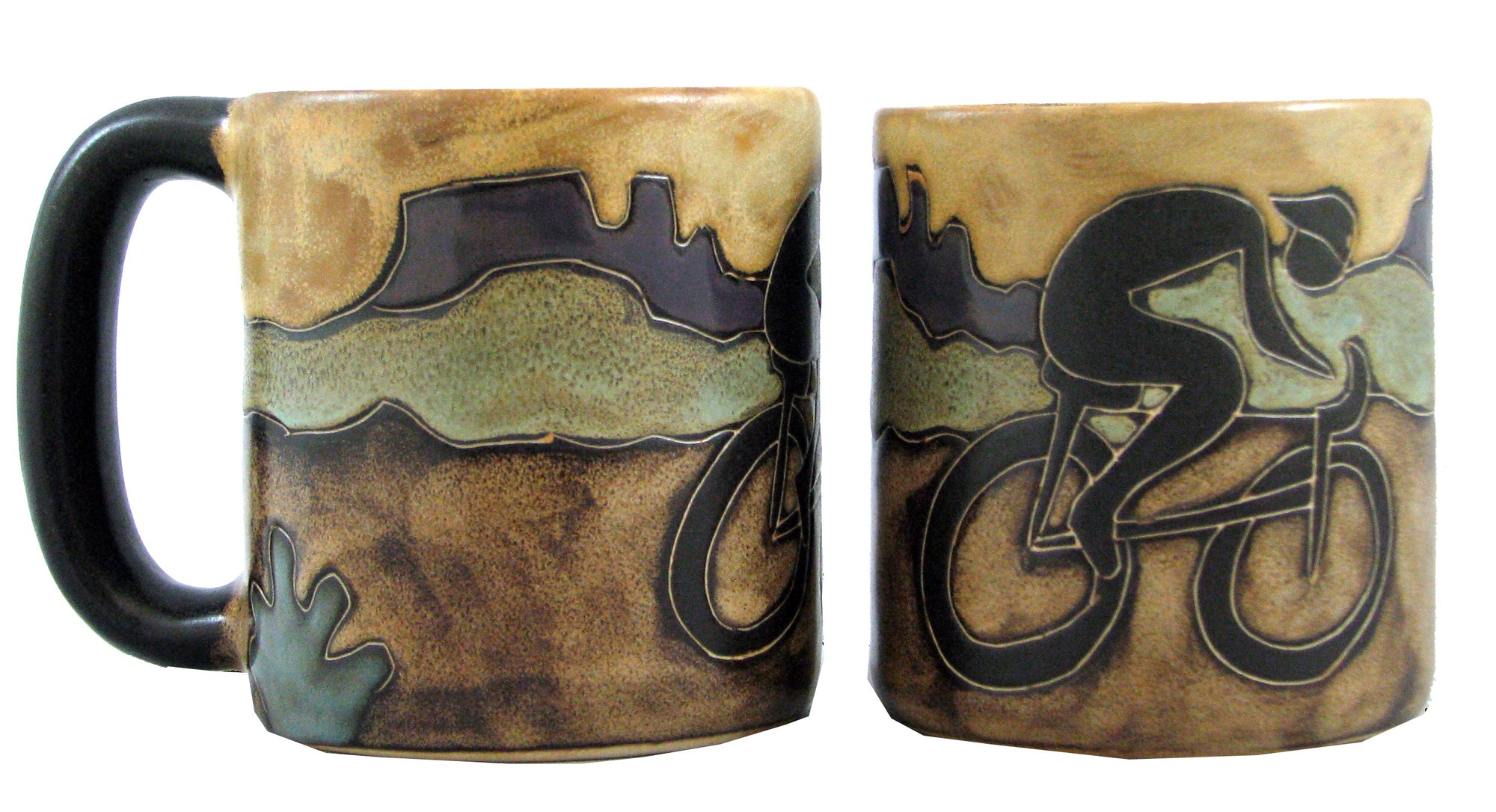 Mara Round Mug 16 oz Bicyclist  - 510G5