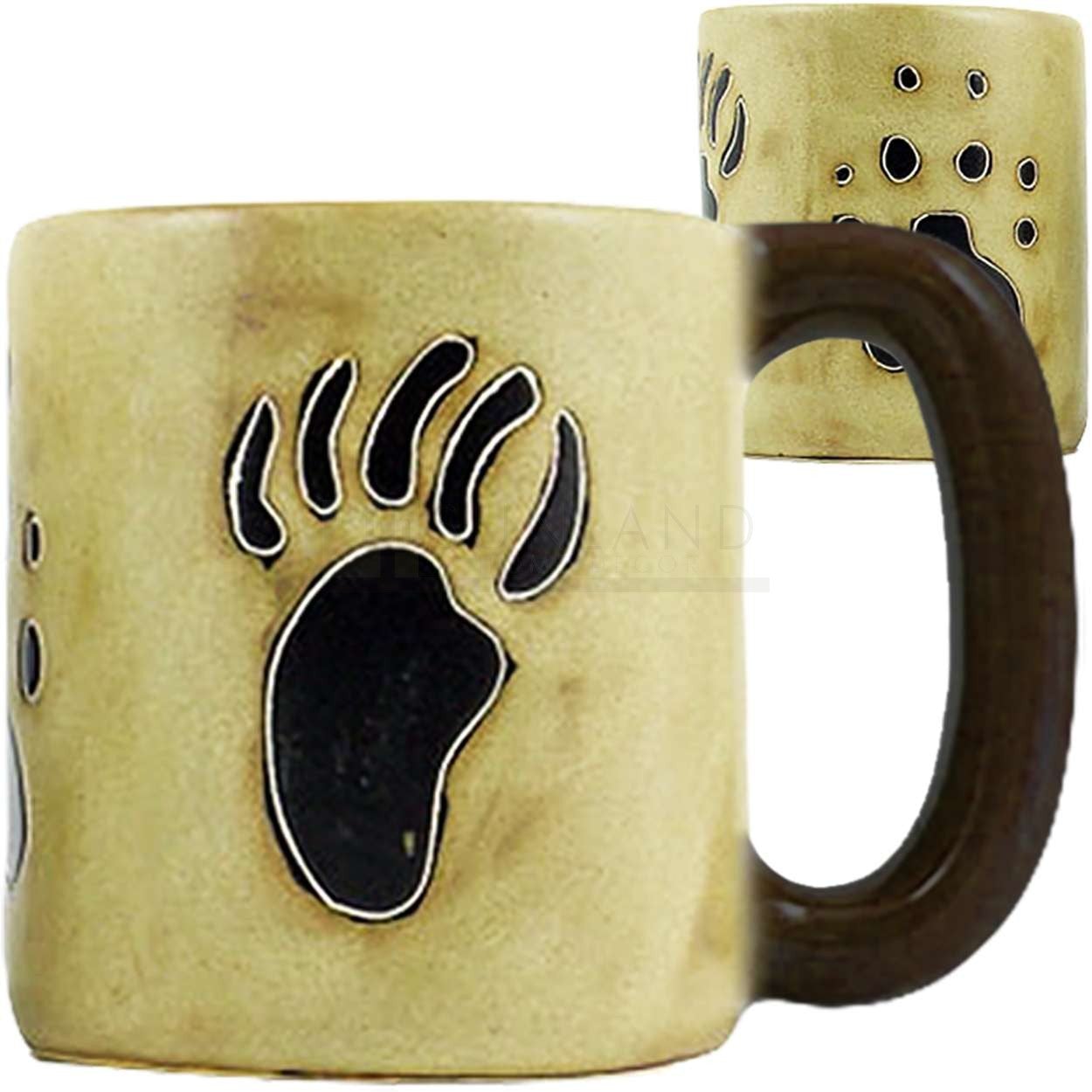 Mara Round Mug 16 oz Bear/Wolf Paw  510Q8-