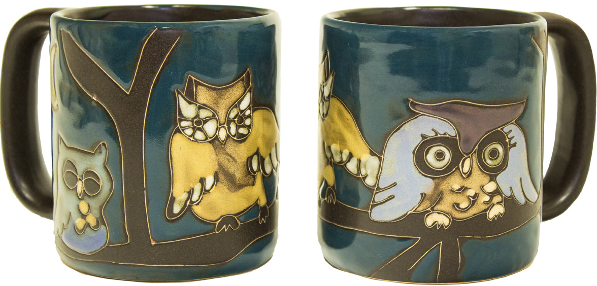 Mara Round Mug 16 oz - Owls on Branch 510W6 /