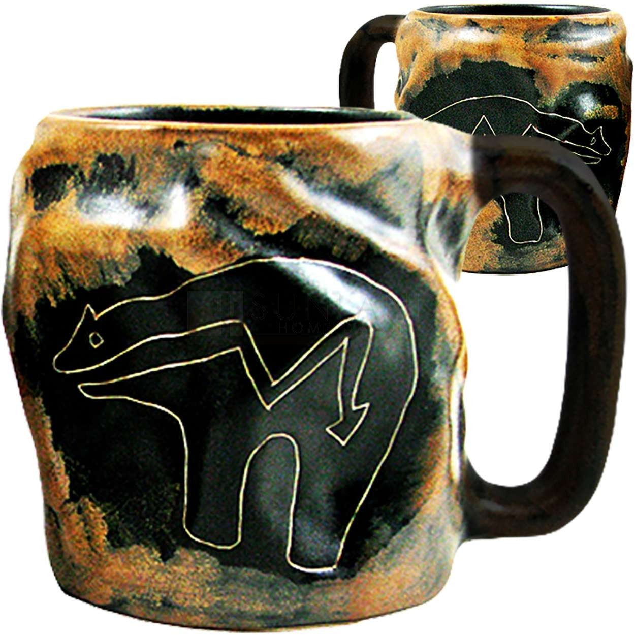 Mara Rock Art Mug 20 oz - Fetish Bear  512A4
